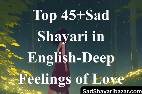 sad shayari in english