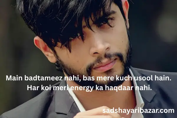 boys attitude shayari
