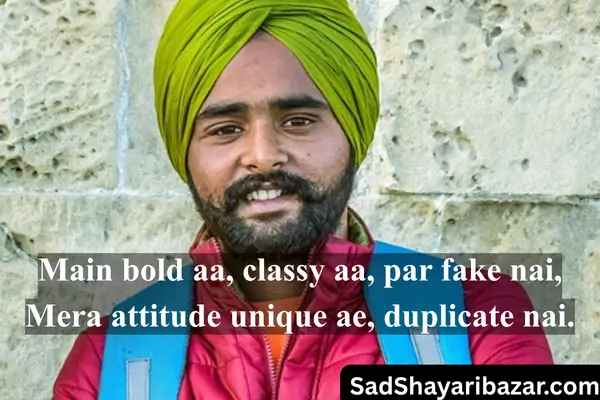 Punjabi Attitude shayari status