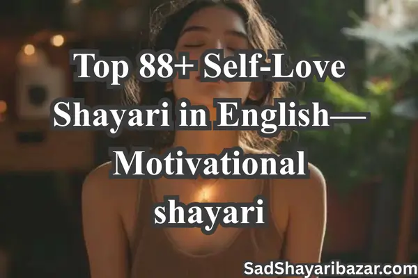 Self Love Shayari in English