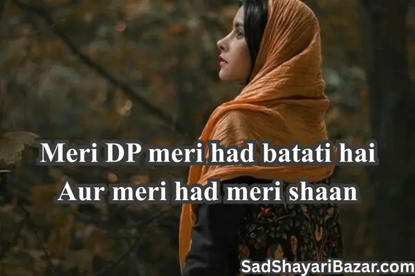 Female Attitude Shayari