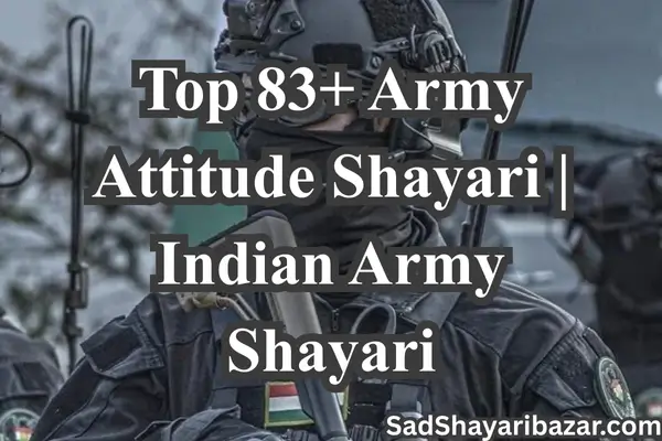 Army Attitude Shayari