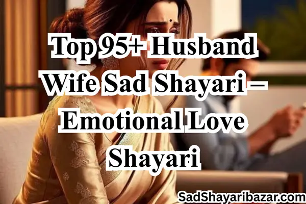 Husband Wife Sad Shayari