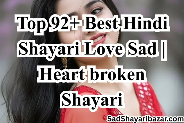 Hindi Shayari Love Sad