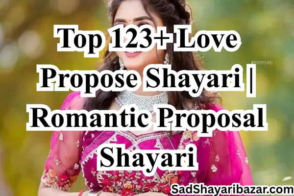 Love Propose Shayari