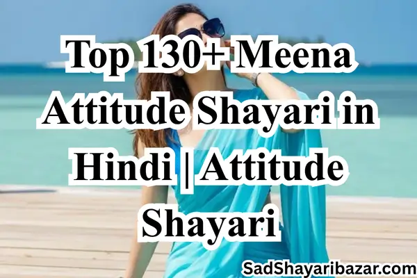 Meena Attitude Shayari